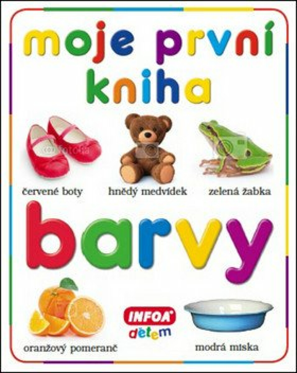 Kniha Moje první kniha - Barvy