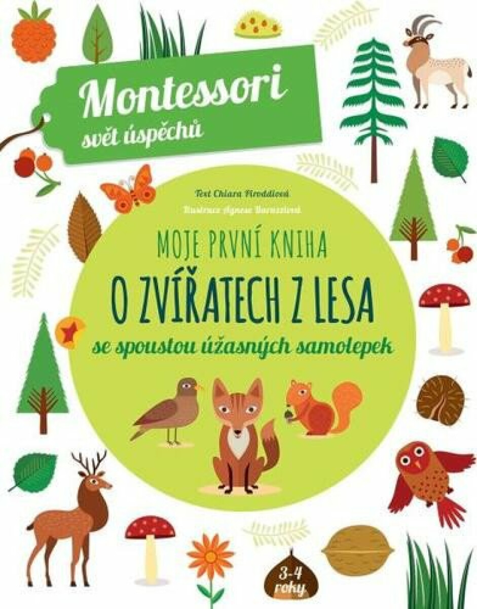 Kniha Moje první kniha o zvířatech z lesa (Montessori: Svět úspěchů)