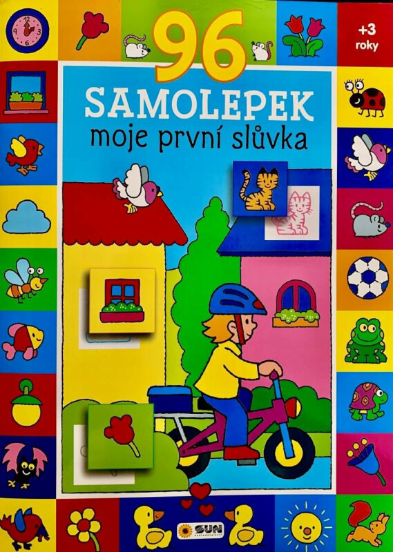 Kniha Moje první slůvka 96 samolepek