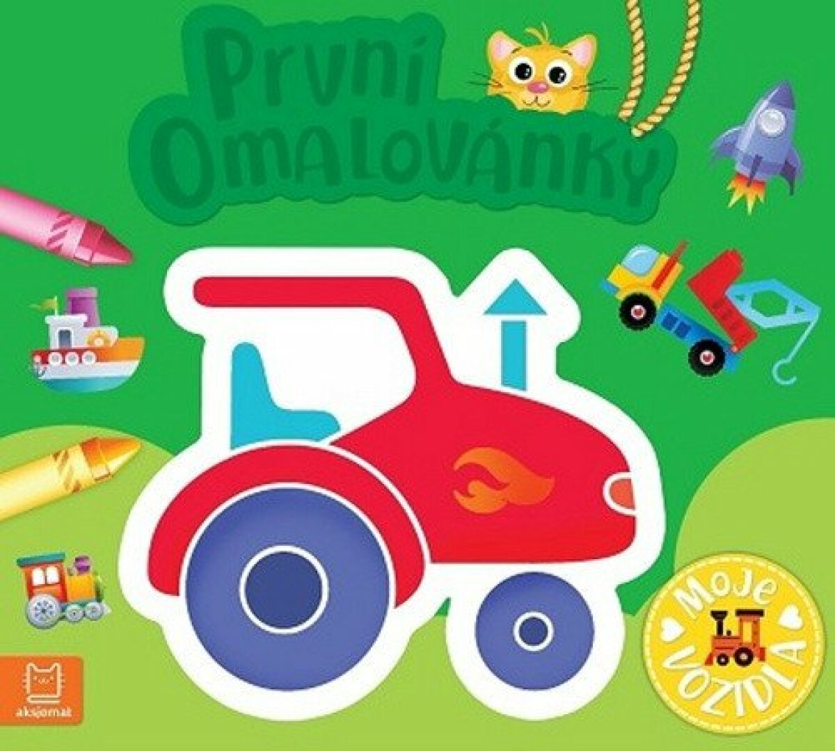 Kniha První omalovánky - Moje vozidla