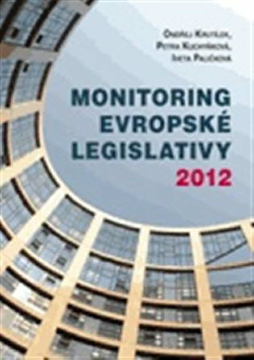 Kniha Monitoring evropské legislativy 2012