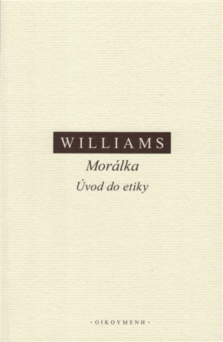 Kniha Morálka - Úvod do etiky