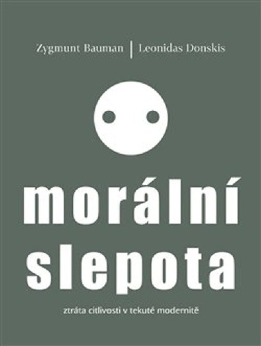 Kniha Morální slepota