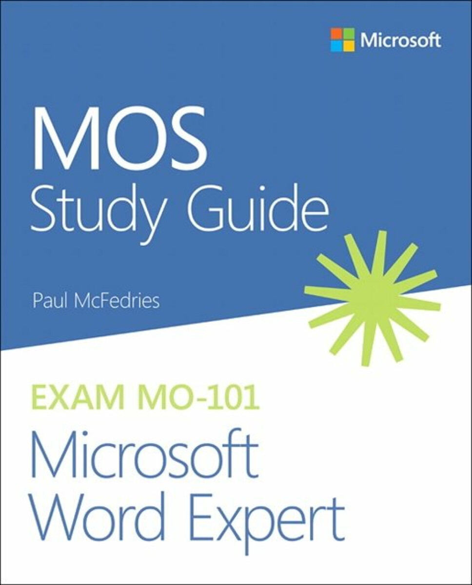 Kniha MOS Study Guide for Microsoft Word Expert Exam MO-101