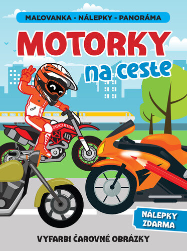Motorky na ceste panoráma