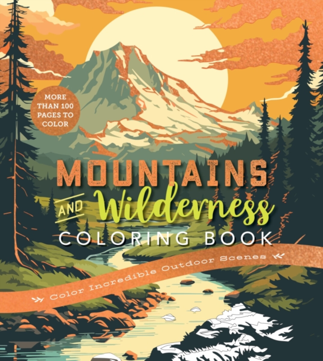 Kniha Mountains a Wilderness Coloring Book