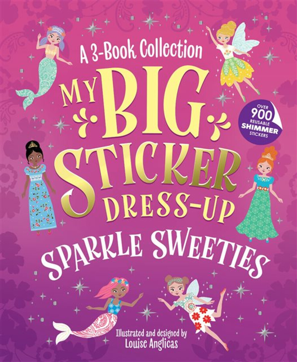 Kniha My Big Sticker Dress-Up: Sparkle Sweeties