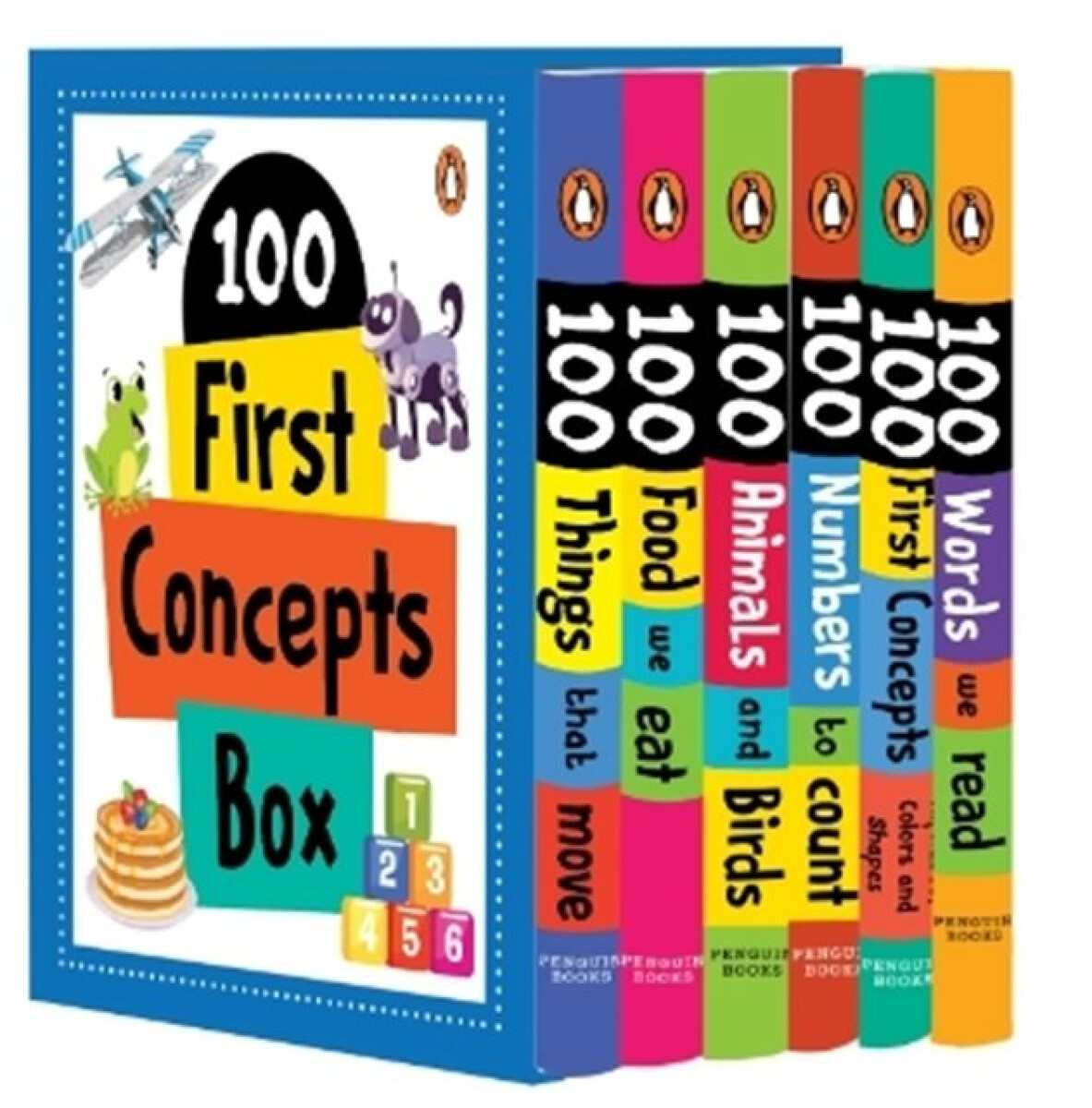 Kniha My First 100 Concept Board Book (6 Books Boxset)