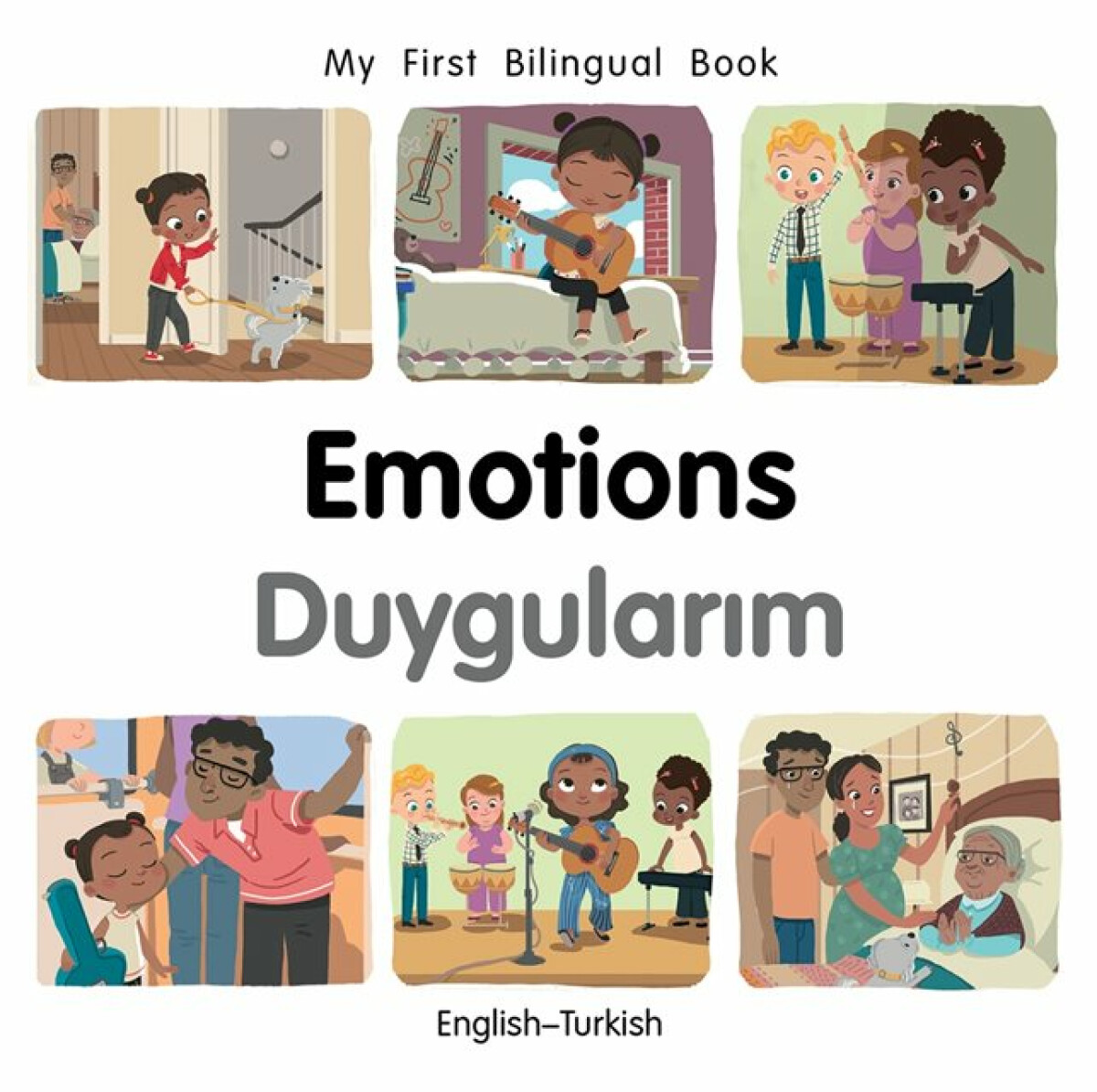 Kniha My First Bilingual Book–Emotions (English–Turkish)