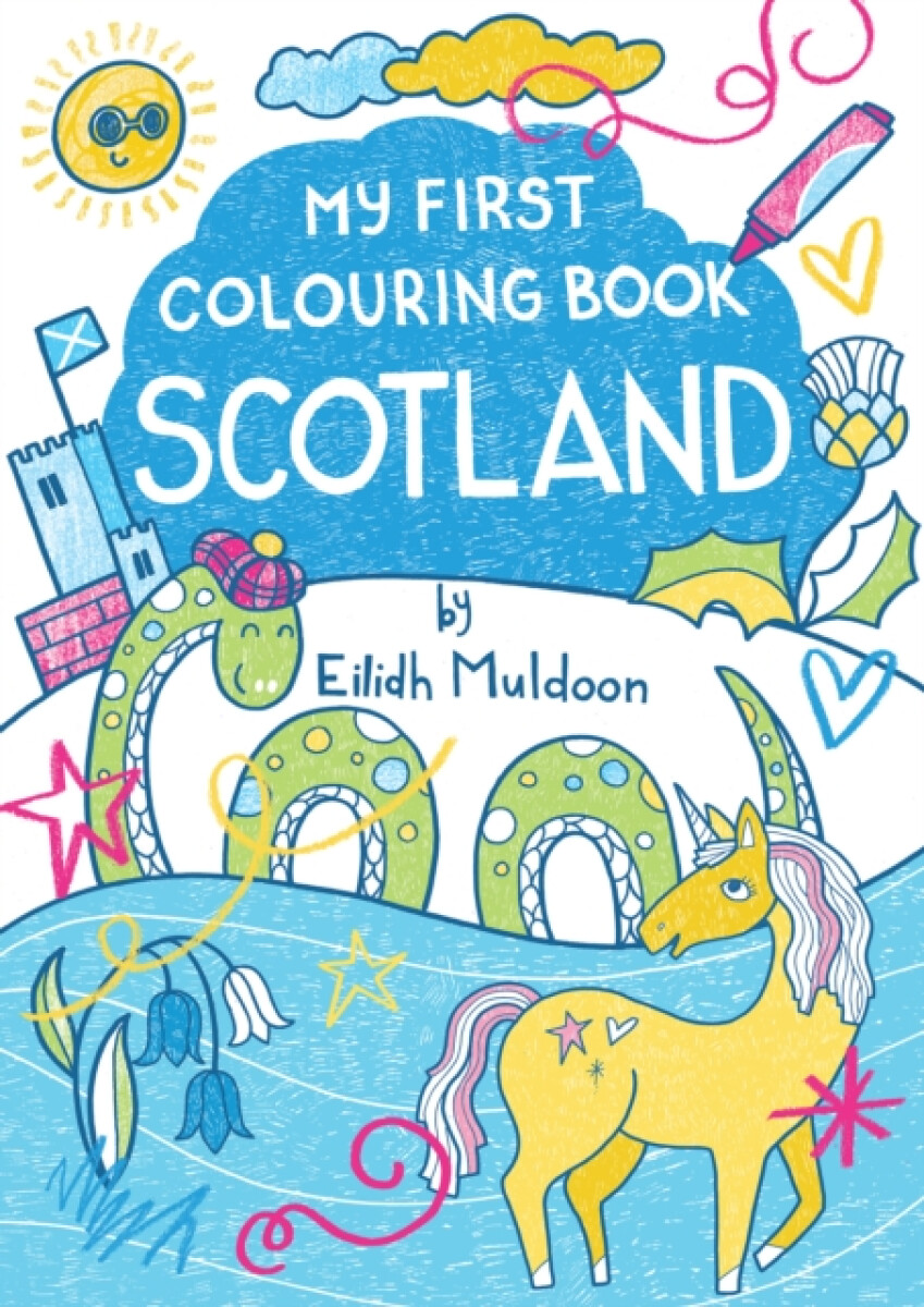 Kniha My First Colouring Book: Scotland