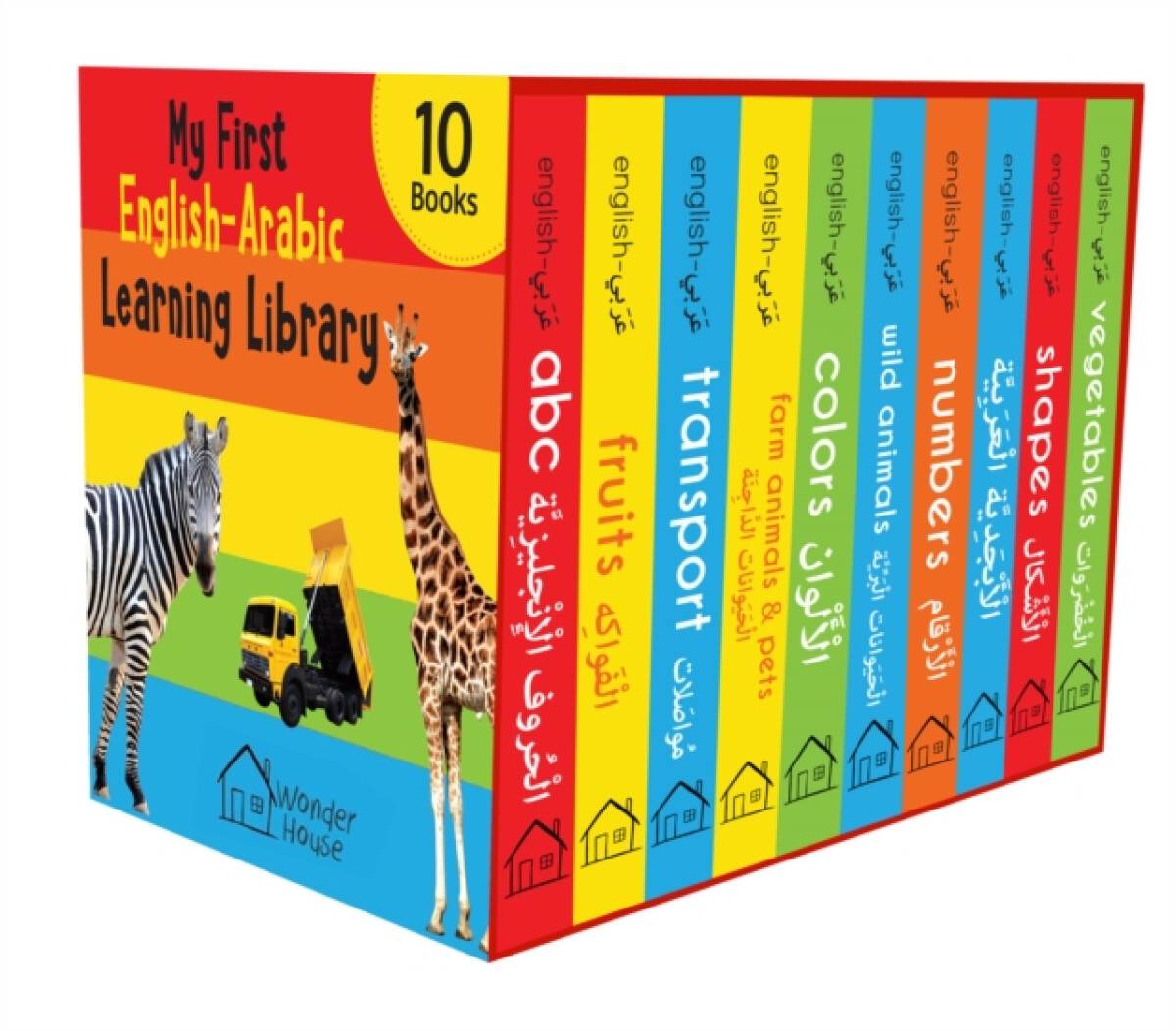 Kniha My First English-Arabic Learning Library Bilingual Boxset of 10 Pictures for Kids - Covers Basic Concepts and Everyday Topics