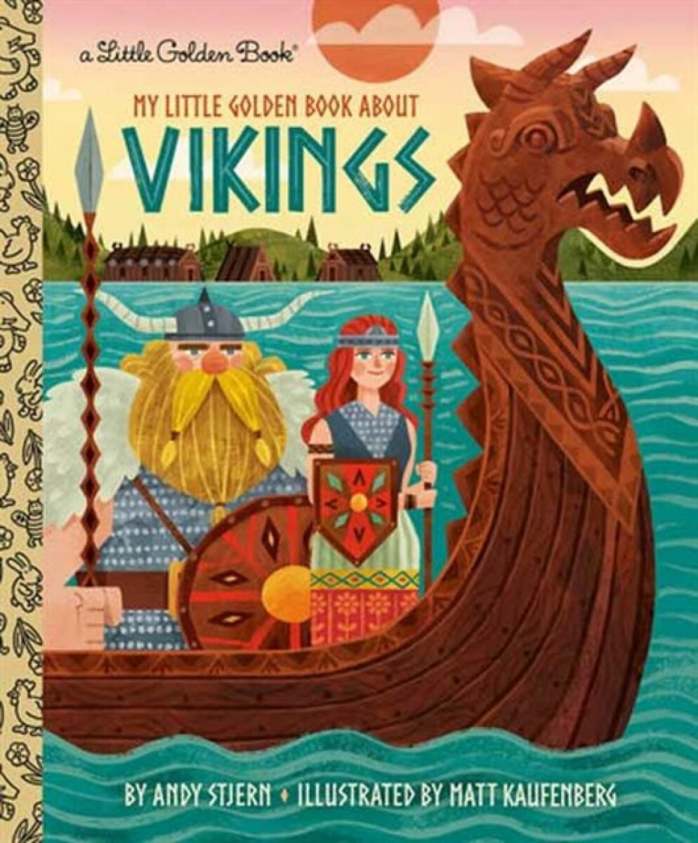 Kniha My Little Golden Book About Vikings