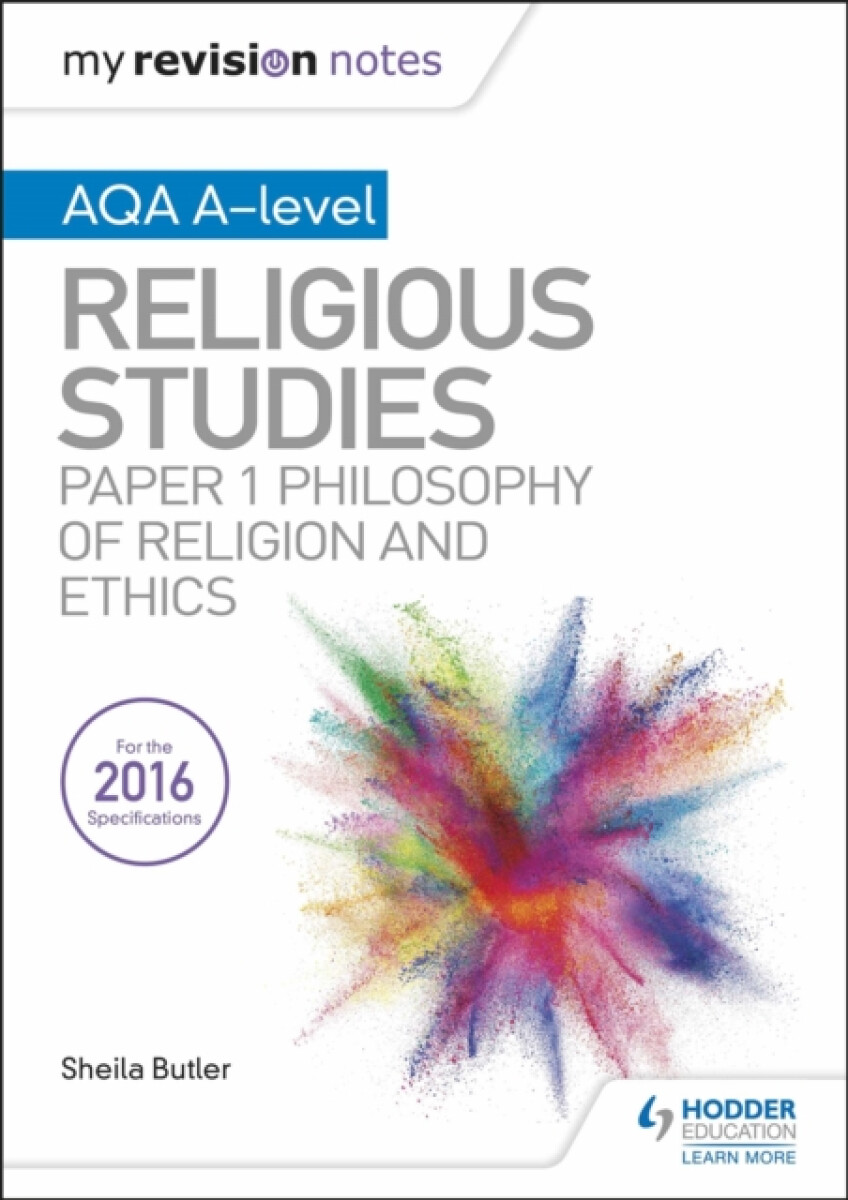 Kniha My Revision Notes AQA A-level Religious Studies: Paper 1 Philosophy of religion and ethics