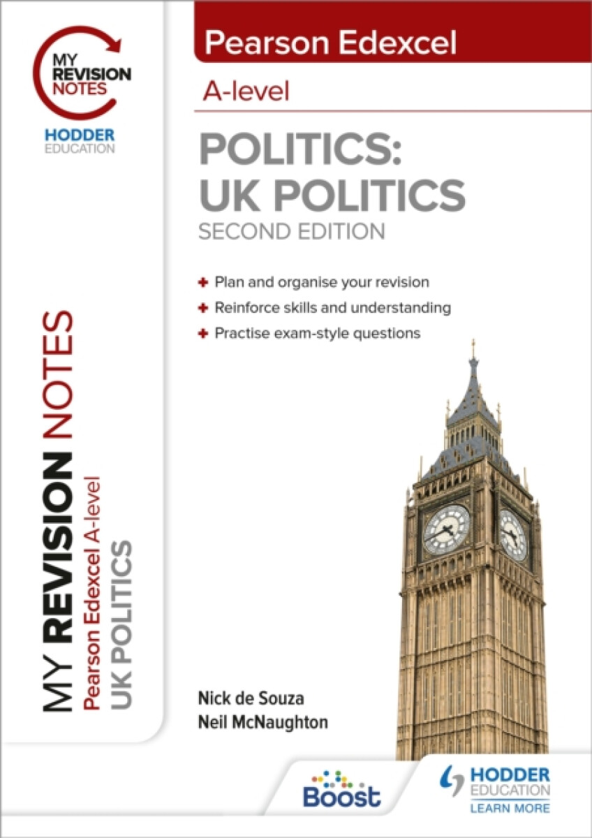 Kniha My Revision Notes: Pearson Edexcel A Level UK Politics: Second Edition
