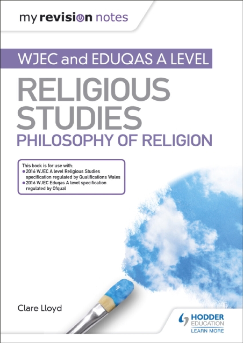 Kniha My Revision Notes: WJEC and Eduqas A level Religious Studies Philosophy of Religion