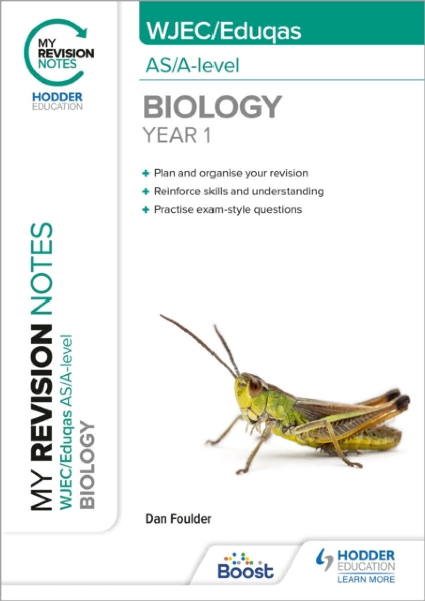 Kniha My Revision Notes: WJEC/Eduqas AS/A-Level Year 1 Biology