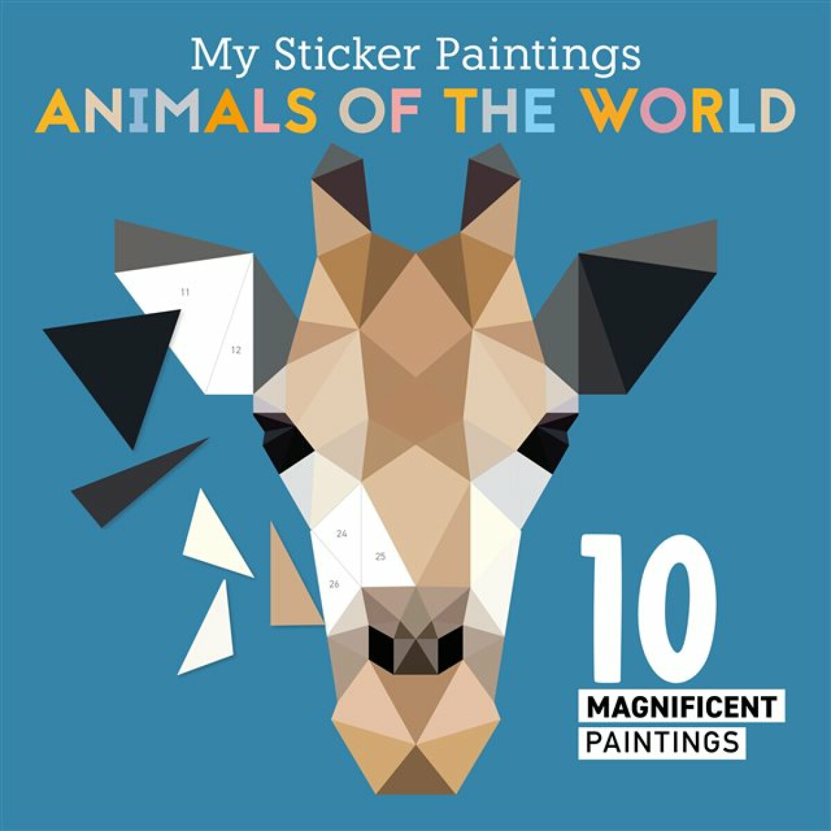 Kniha My Sticker Paintings: Animals of the World