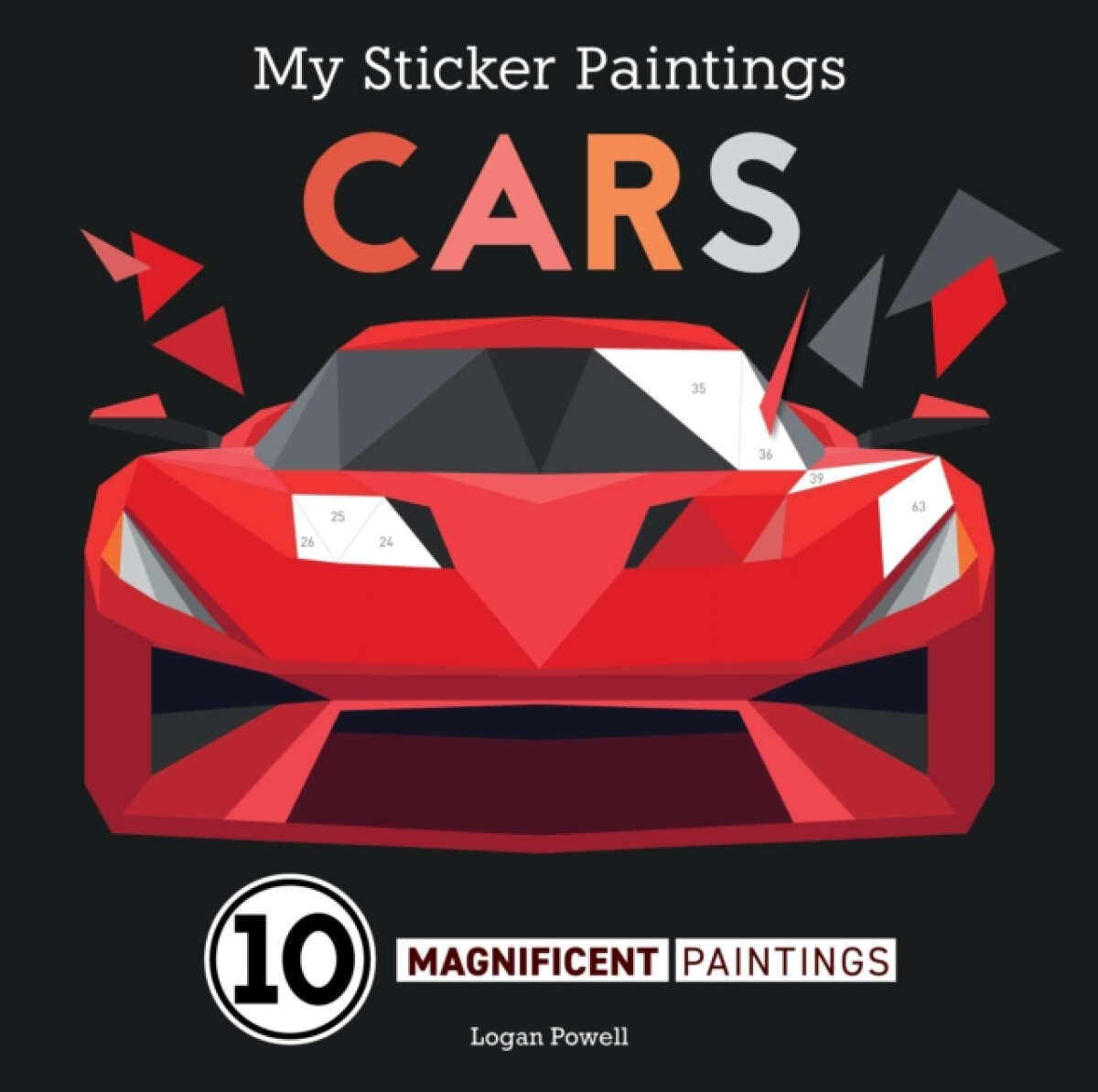 Kniha My Sticker Paintings: Cars