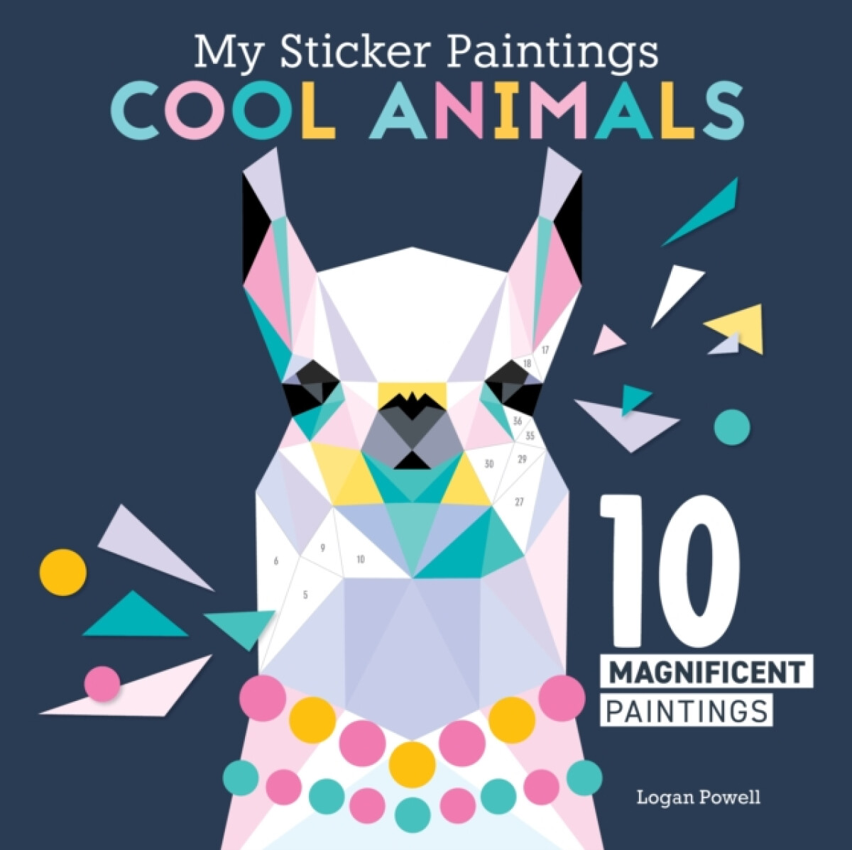 Kniha My Sticker Paintings: Cool Animals