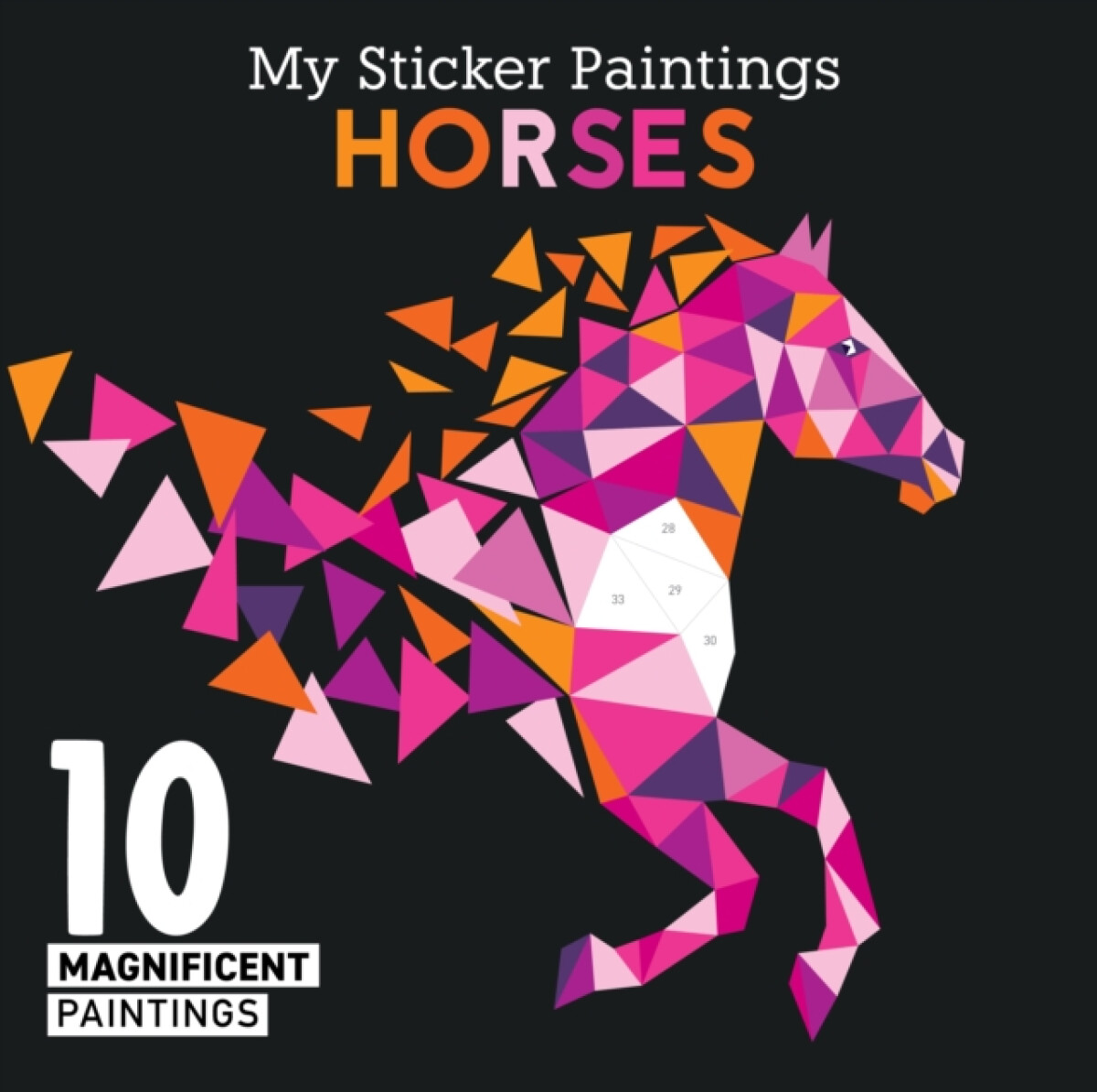 Kniha My Sticker Paintings: Horses