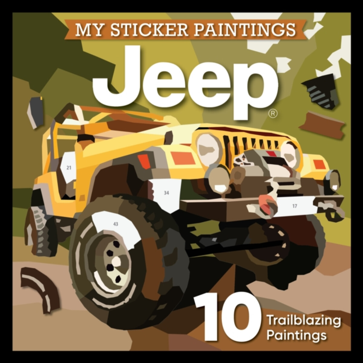 Kniha My Sticker Paintings: Jeep'®