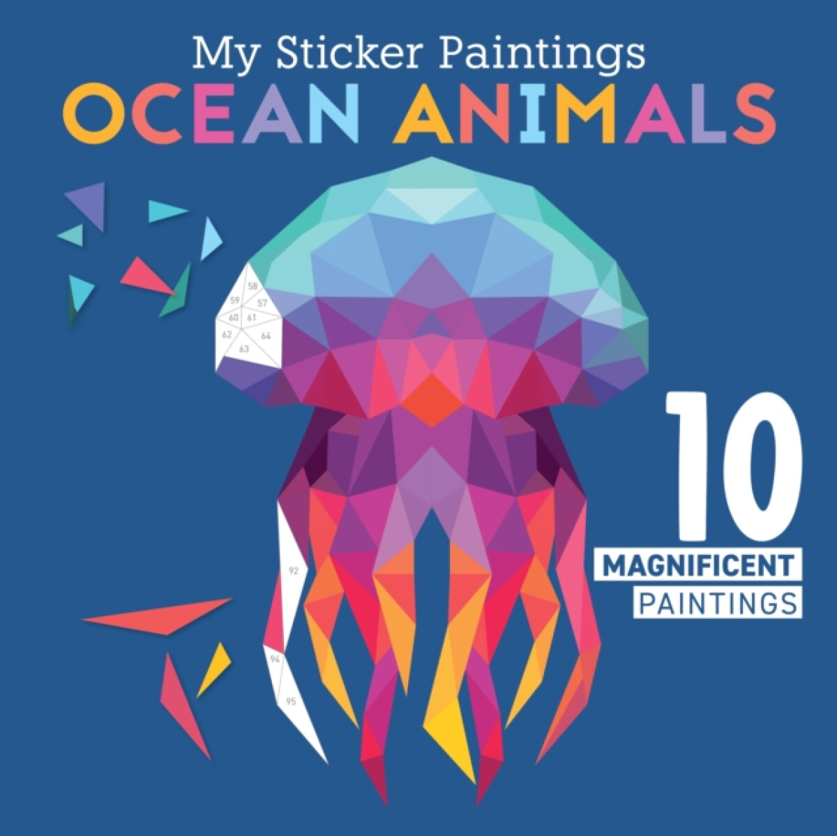 Kniha My Sticker Paintings: Ocean Animals