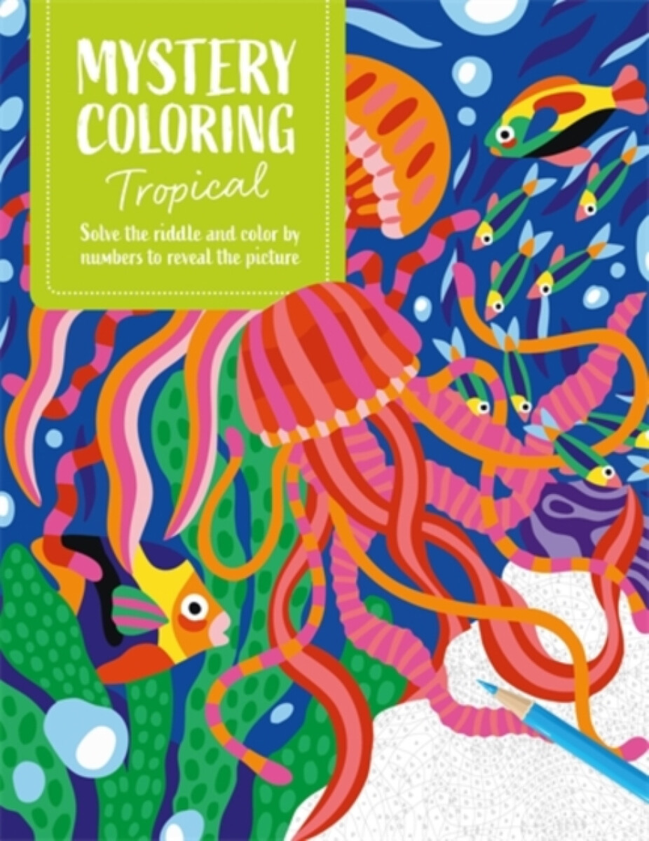 Kniha Mystery Coloring Tropical