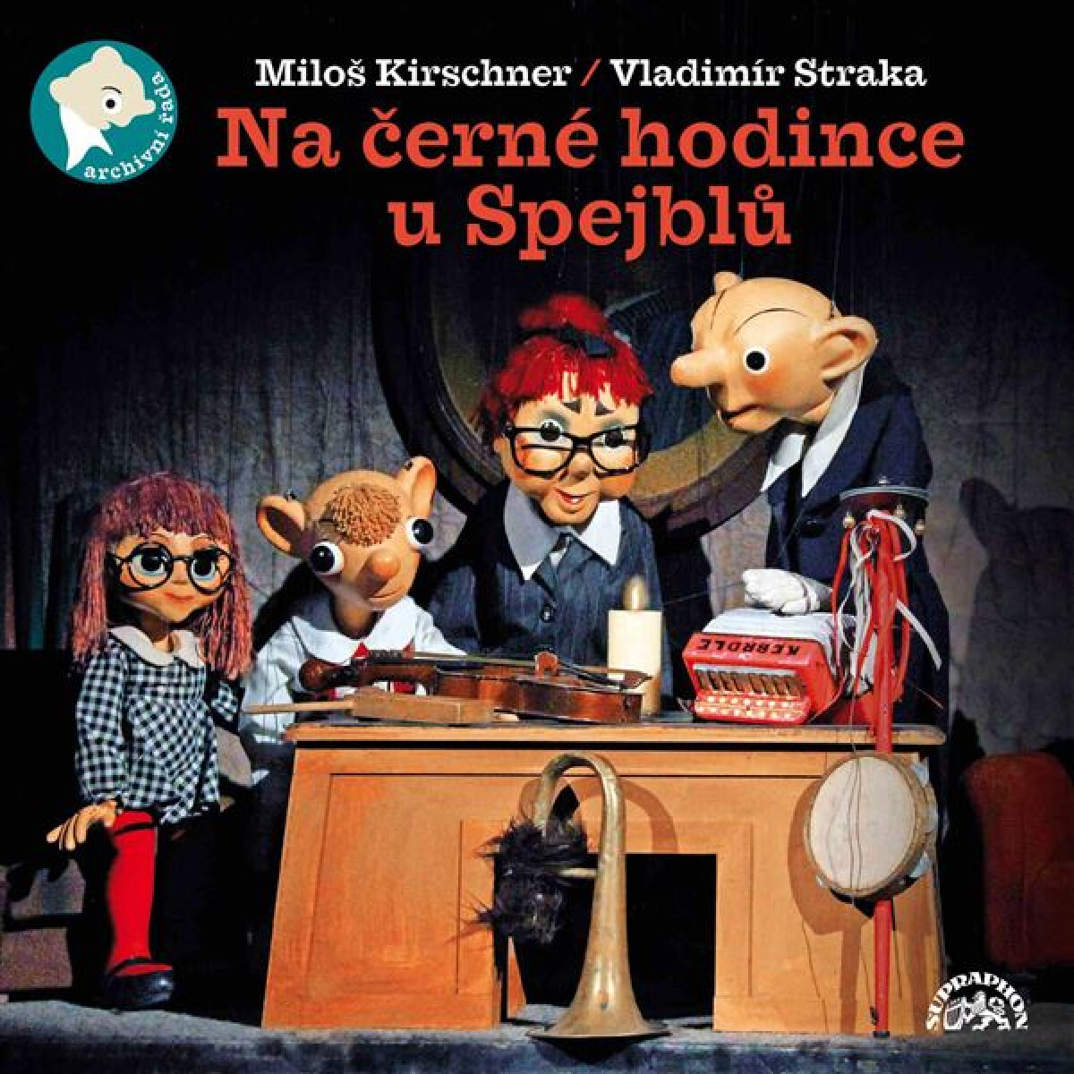 Levně Na černé hodince u Spejblů - Miloš Kirschner, Vladimír Straka - audiokniha