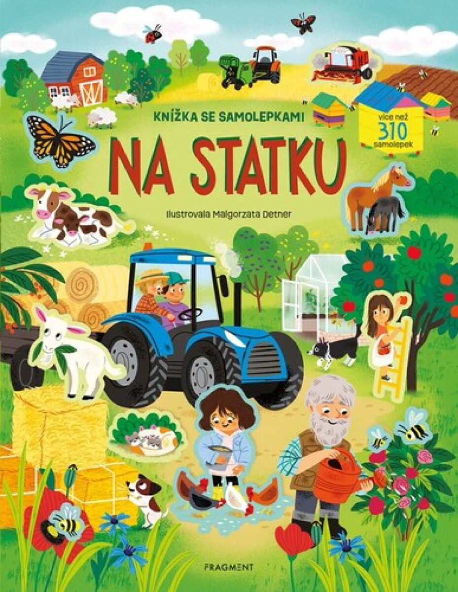 Kniha Knížka se samolepkami - Na statku
