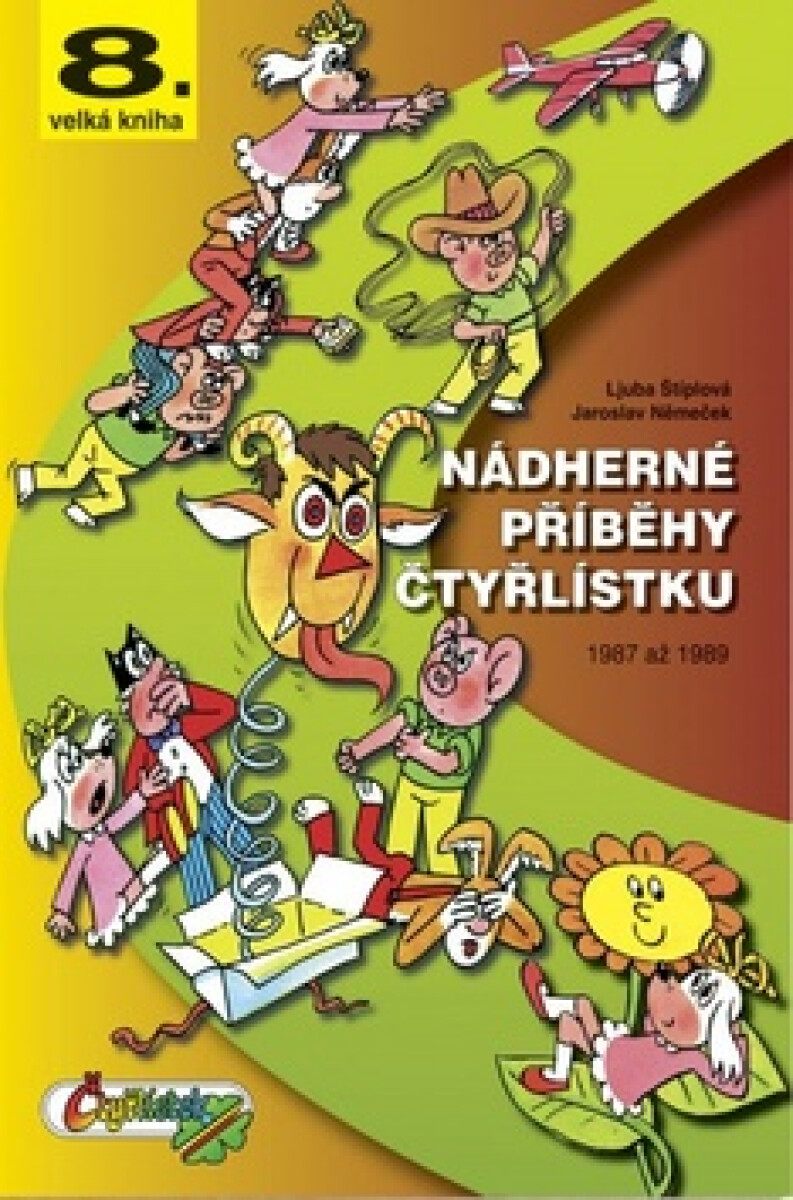 Kniha Nádherné příběhy Čtyřlístku