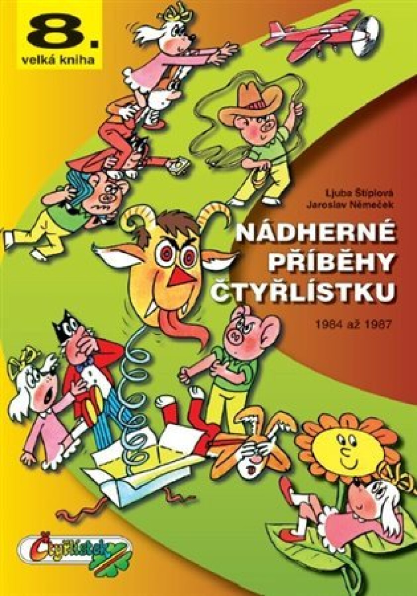 Kniha Nádherné příběhy Čtyřlístku
