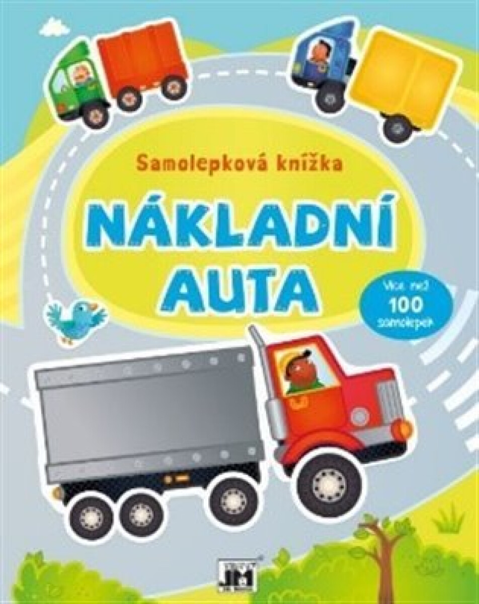 Kniha Nákladní automobily - Samolepková knížka