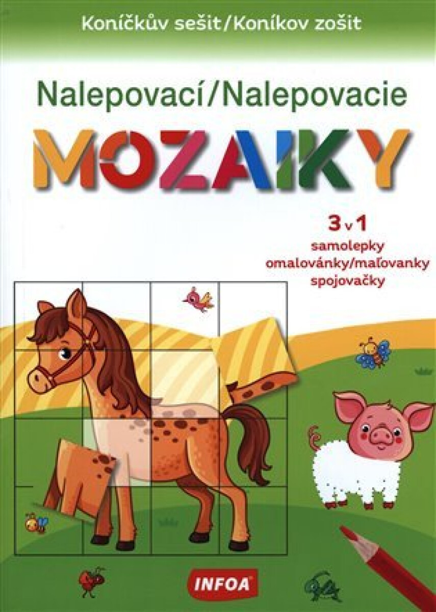 Kniha Nalepovací mozaiky