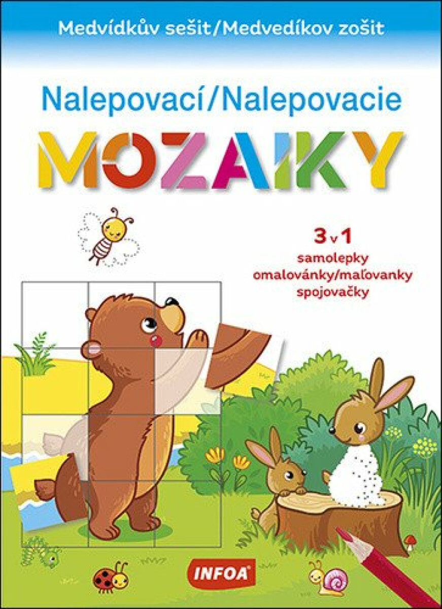 Kniha Nalepovací mozaiky