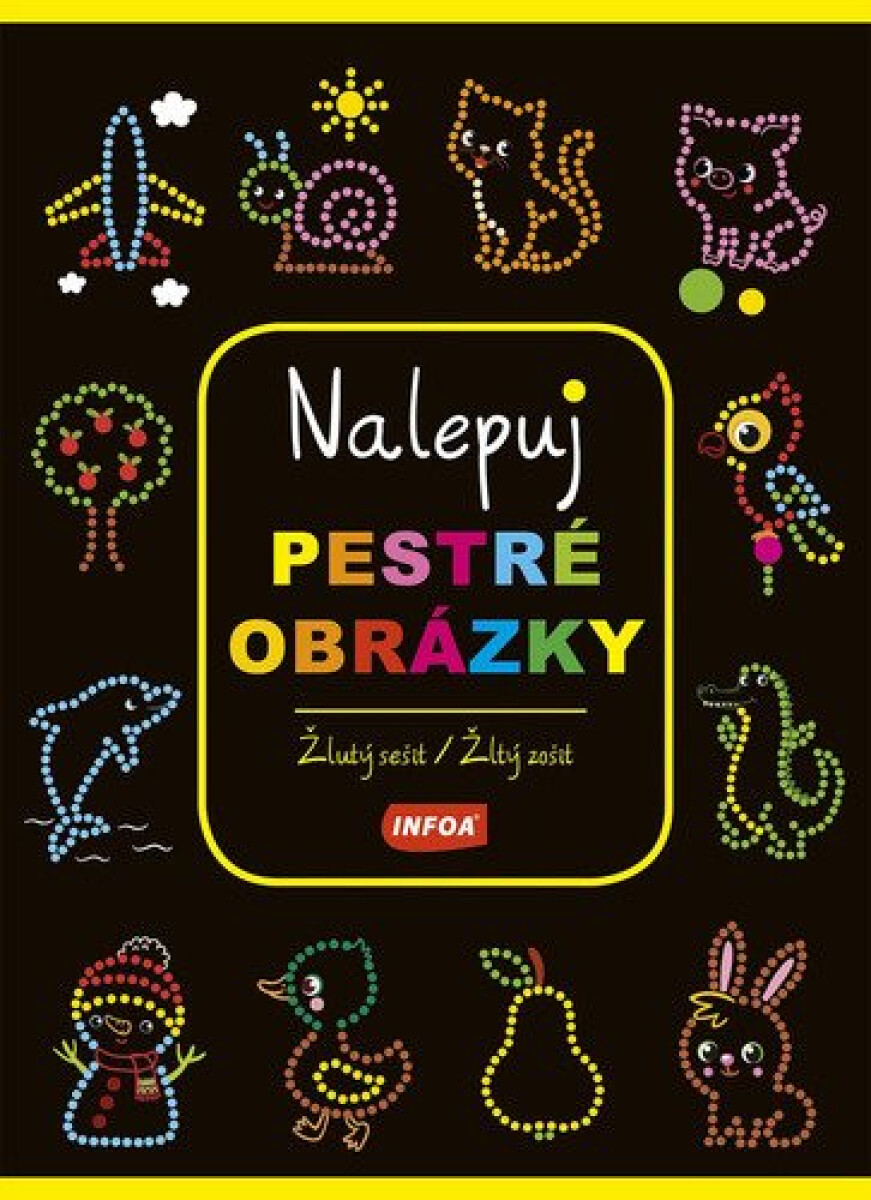 Kniha Nalepuj pestré obrázky