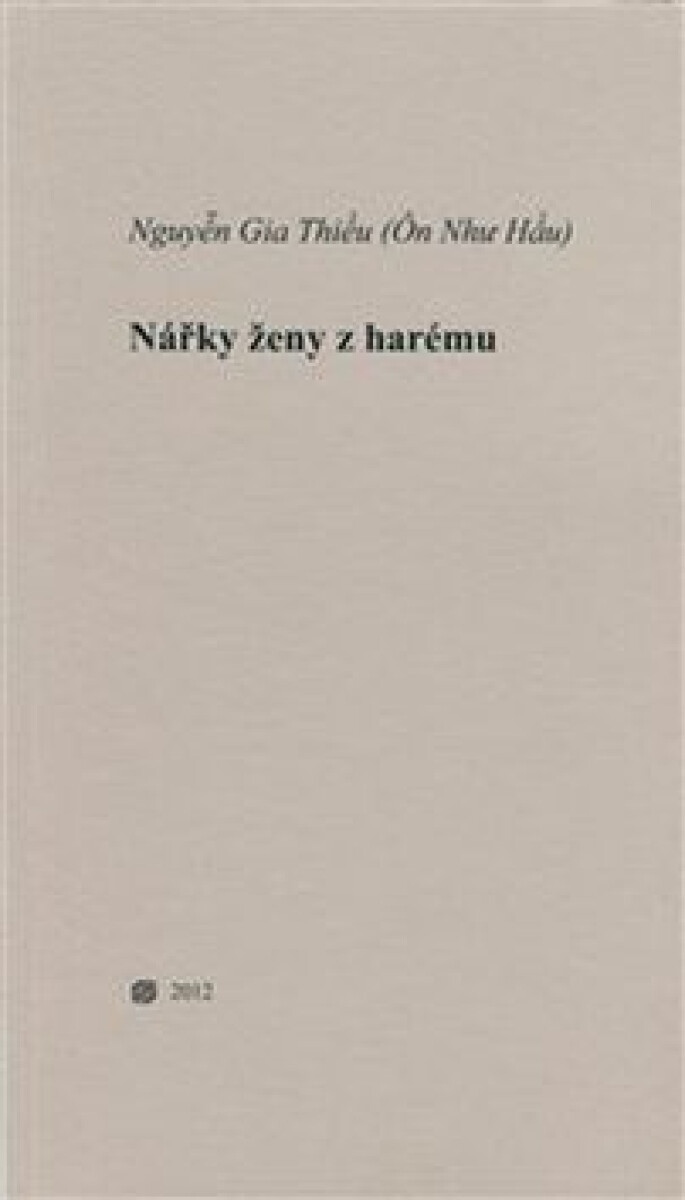 Kniha Nářky ženy z harému