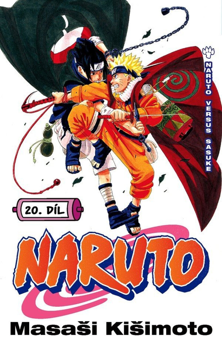 Kniha Naruto 20: Naruto versus Sasuke