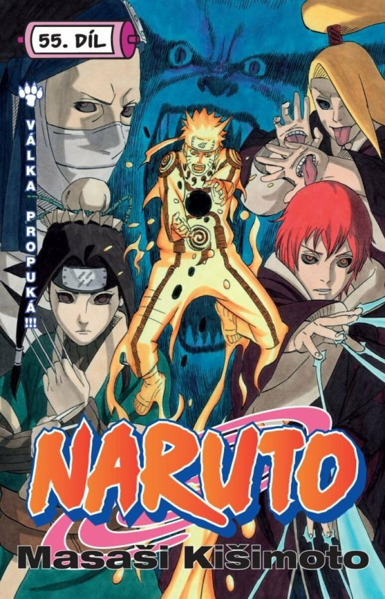 Kniha Naruto 55 - Válka propuká