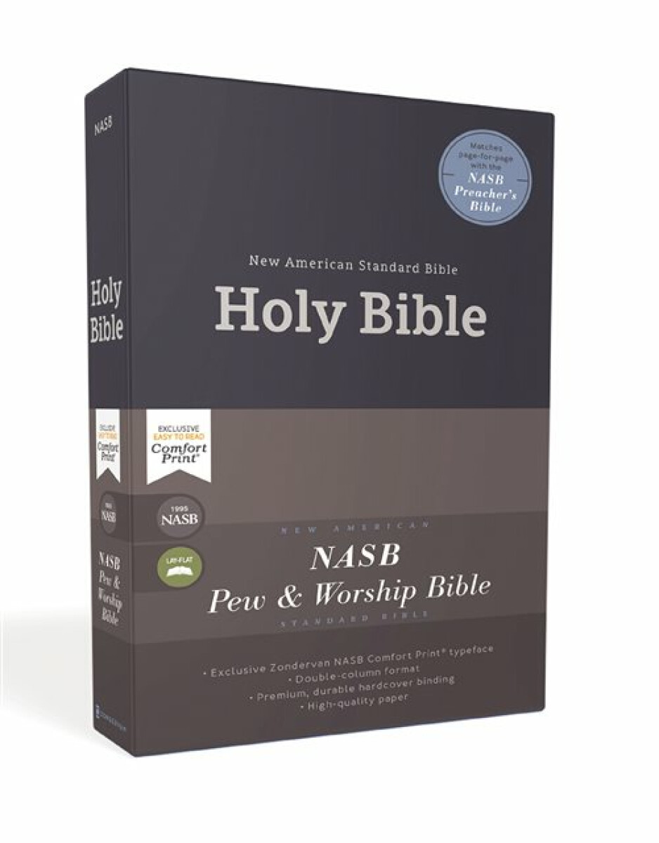 Kniha NASB, Pew and Worship Bible, Hardcover, Blue, 1995 Text, Comfort Print