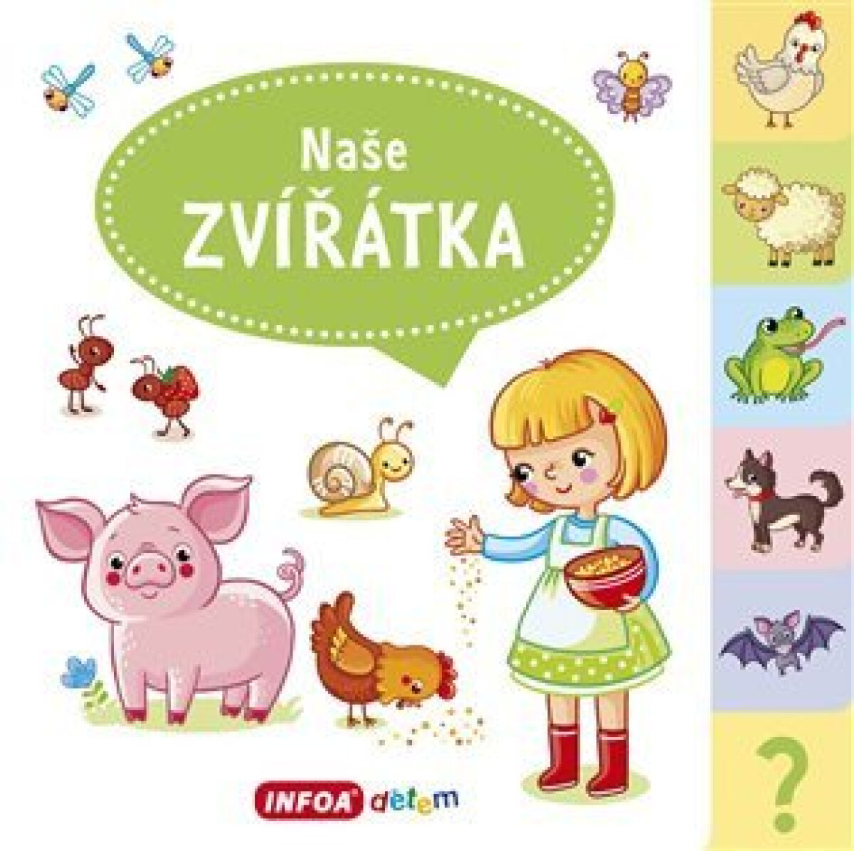 Kniha Velká knížka se záložkami - Naše zvířata
