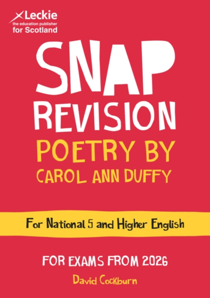 Kniha National 5/Higher English Revision: Poetry by Carol Ann Duffy
