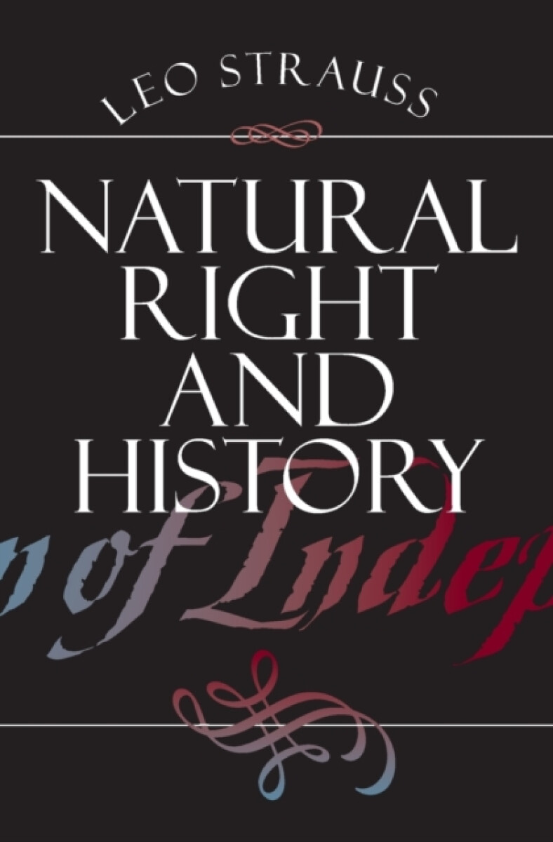 Kniha Natural Right and History