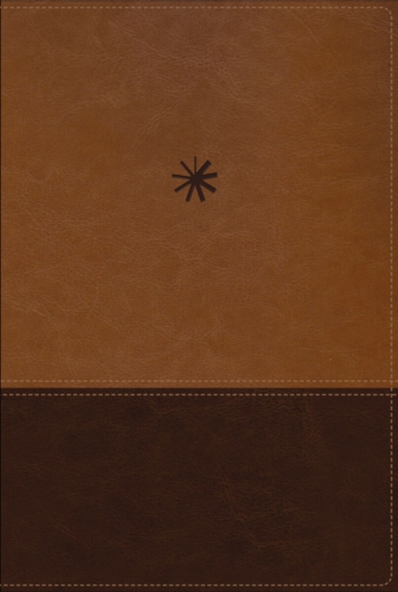 Kniha NBLA, Biblia Cronologica de Estudio, Interior a cuatro colores, Leathersoft, dos tonos cafe, Comfort Print