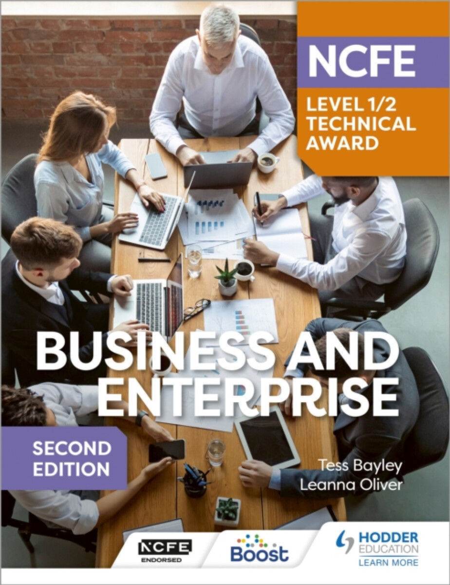 Kniha NCFE Level 1/2 Technical Award in Business and Enterprise Second Edition