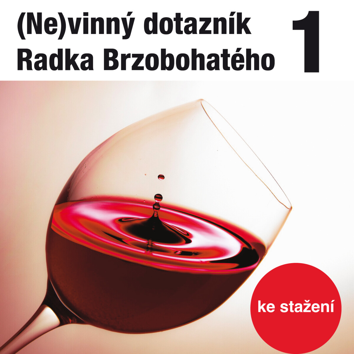 Levně (Ne)vinný dotazník Radka Brzobohatého 1. - audiokniha