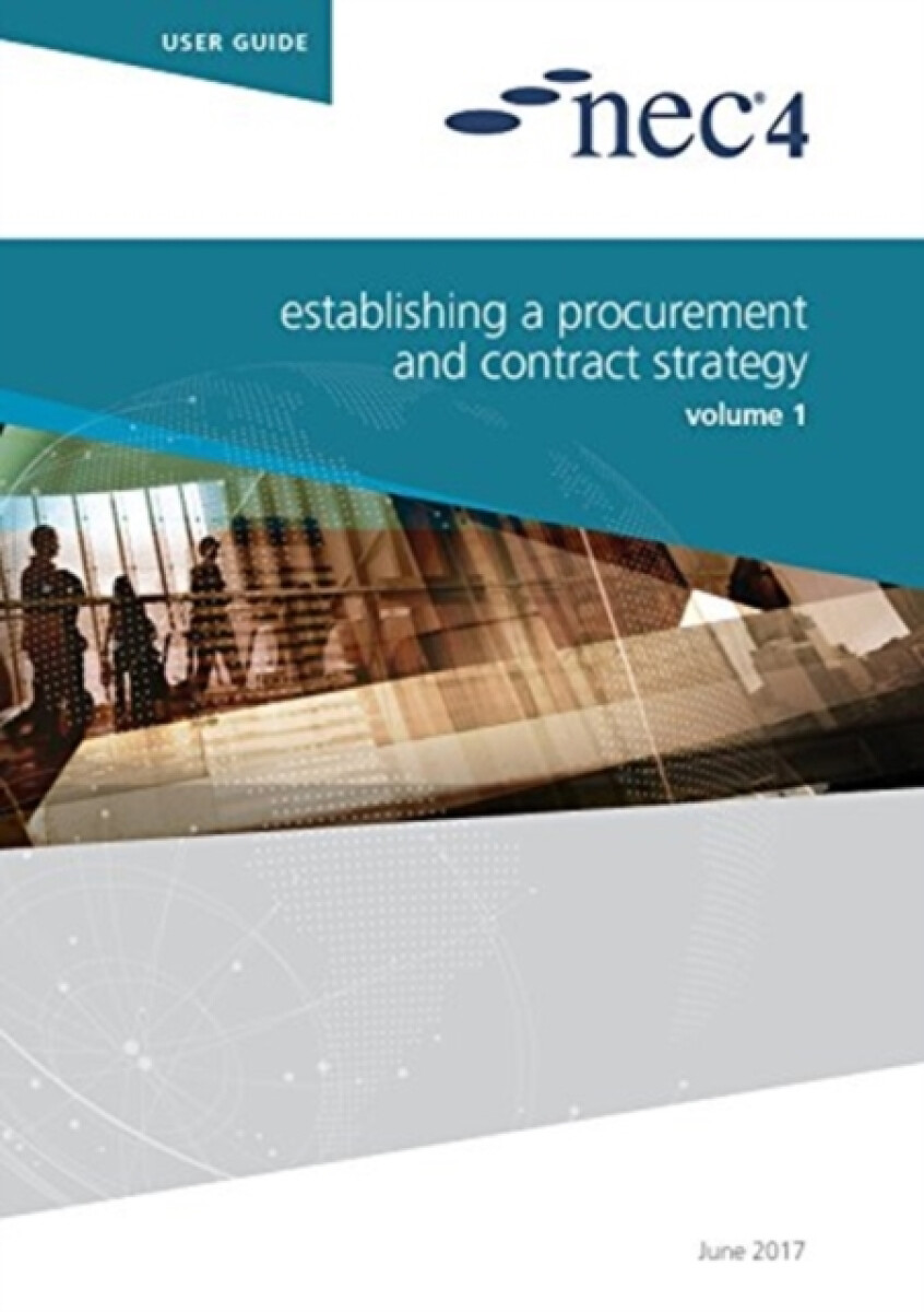 Kniha NEC4: Establishing a Procurement and Contract Strategy