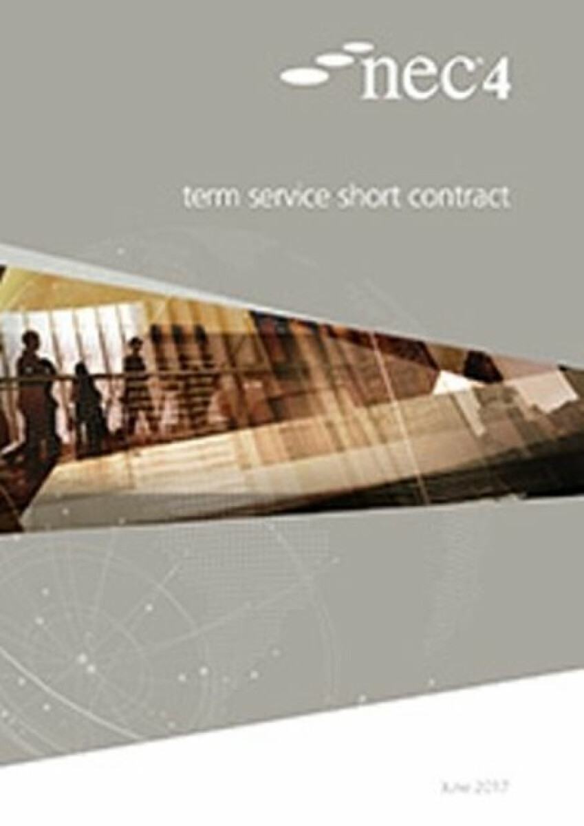 Kniha NEC4: Term Service Short Contract