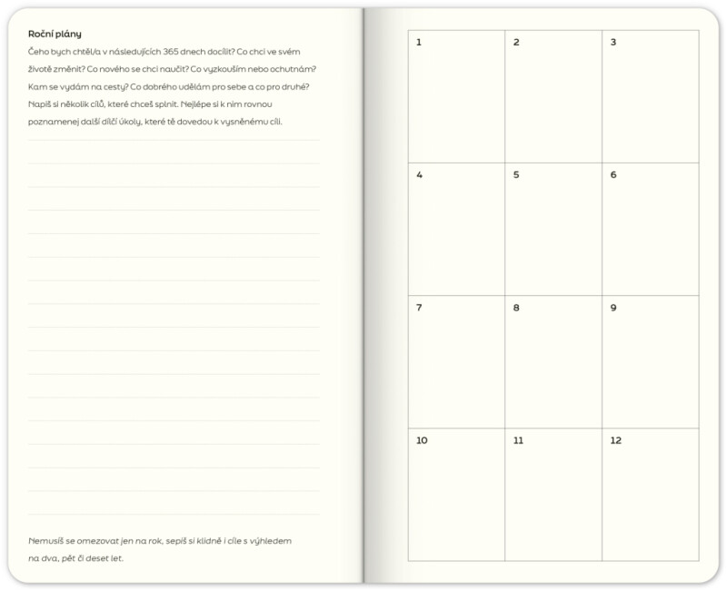 Nedatovaný plánovač Note to self, 5 minut denně (obrázek 3)