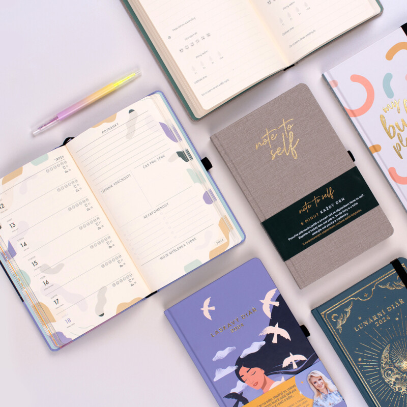 Nedatovaný plánovač Note to self, 5 minut denně (obrázek 10)