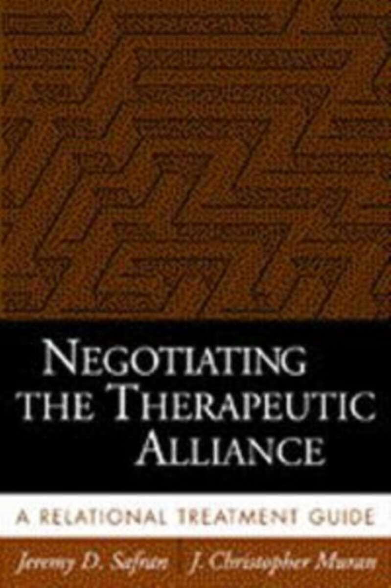 Kniha Negotiating the Therapeutic Alliance